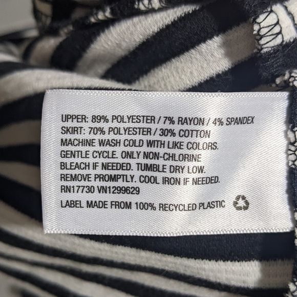 xhilaration by Target | Women's Sleeveless Dress with Stripes - Picture 6 of 6